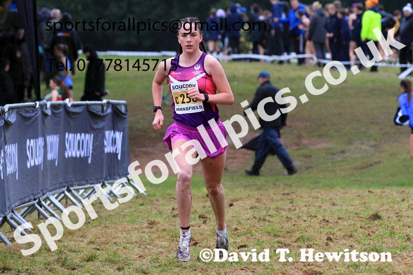 Junior Womens 2023 National Cross Country Relays, Berry Hill Park, Mansfield.  Photo: David T. Hewitson/Sports for All Pics